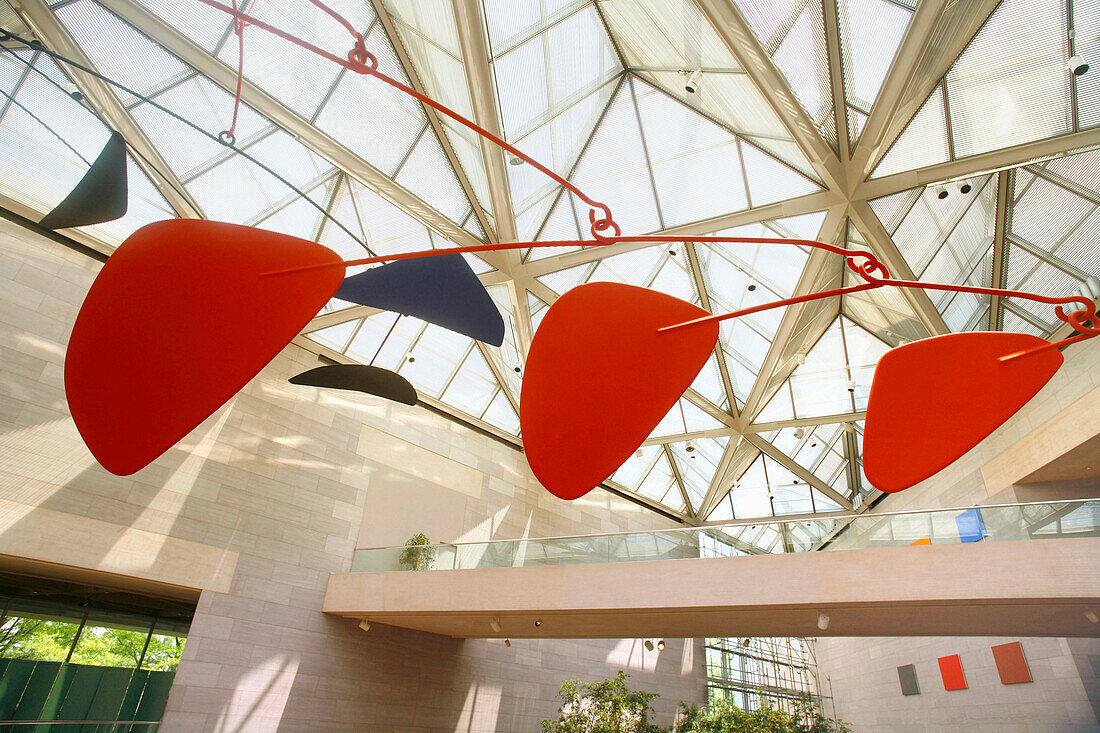 Modernes Kunstwerk in der National Gallery, Washington DC, Amerika, USA