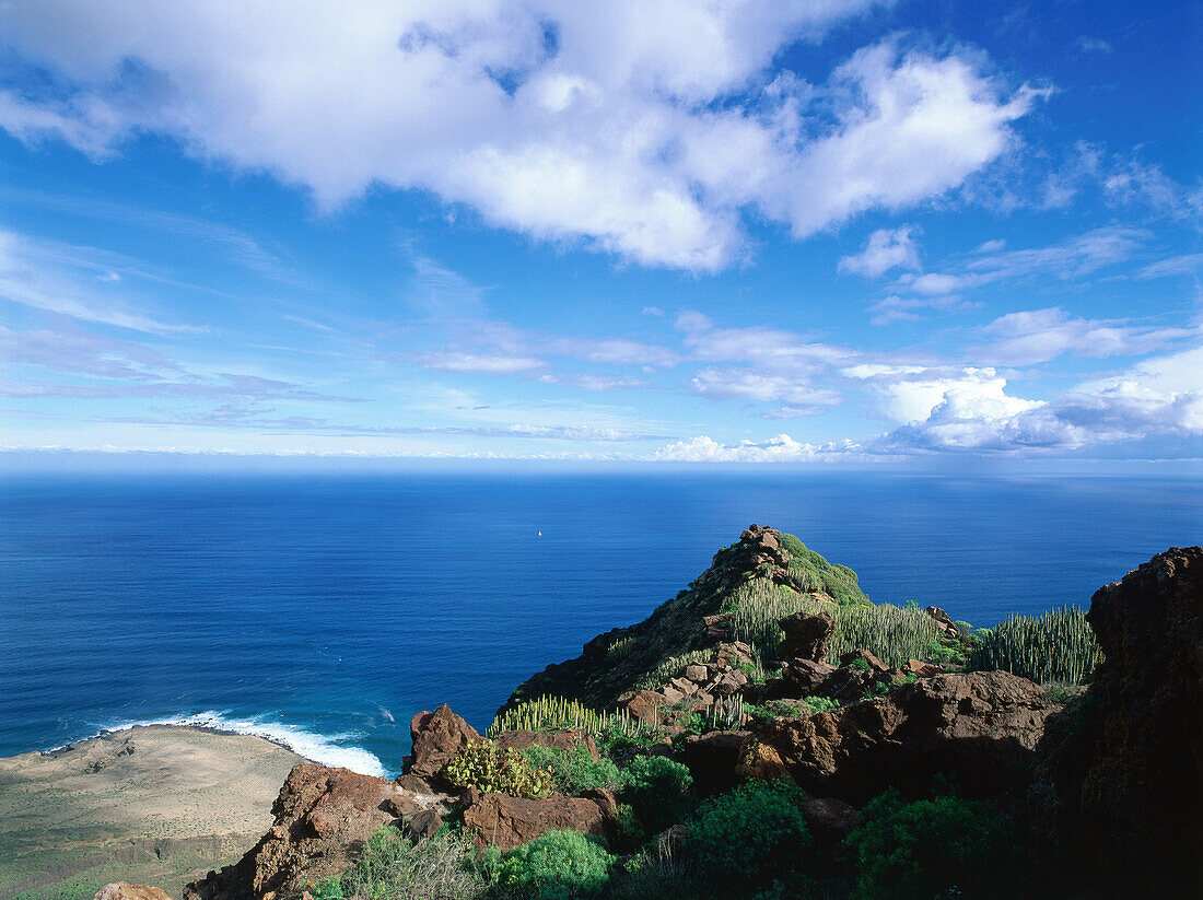 Panoramaroute bei Anden Verde, Westküste, Gran Canaria, Kanarische Inseln, Spanien
