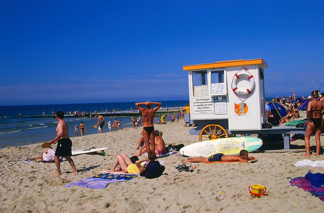 Beachlife, Westerland, Sylt Island, North Frisian Islands, Schleswig-Holstein, Germany, Europe