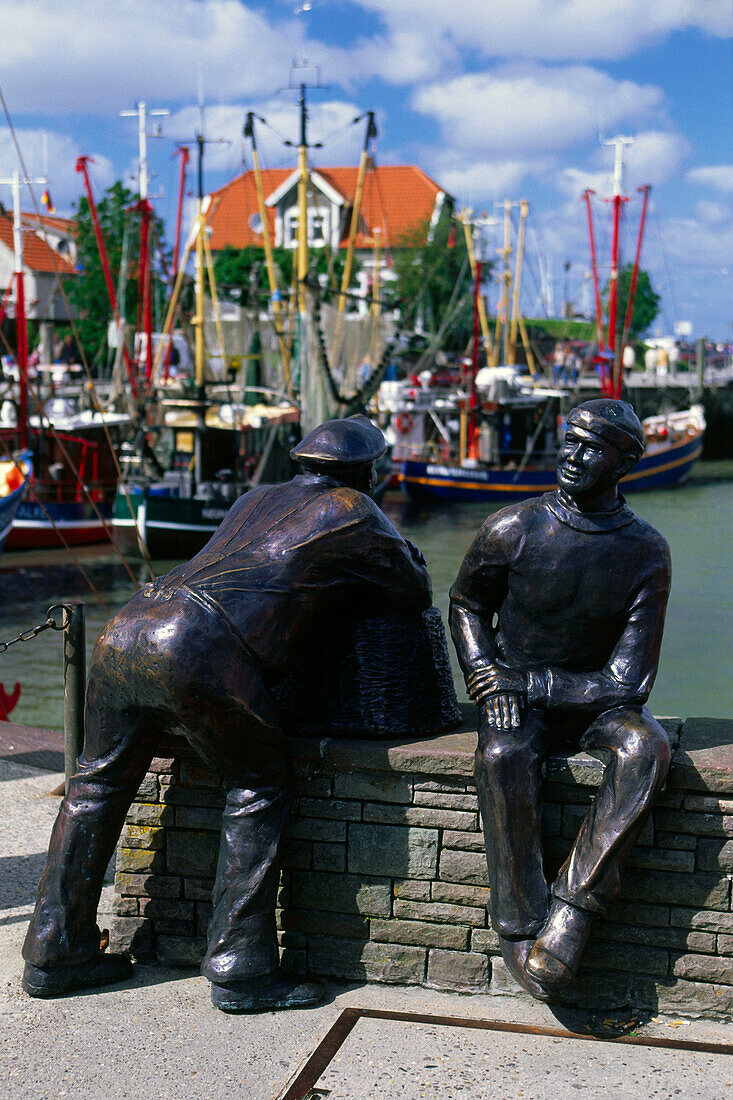 Harbour, Nauharlingersiel, East Frisia, Germany