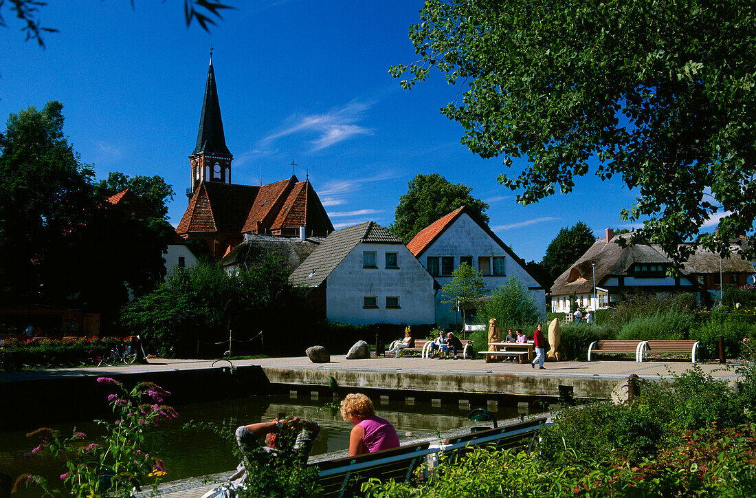 Hafen, Wustrow, Fischland, Mecklenburg Vorpommern, Deutschland, Europa