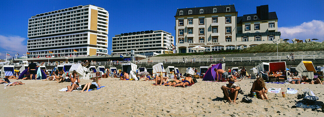 Beachlife, Westerland, Sylt Island, North Frisian Islands, Schleswig Holstein, Germany, Europe