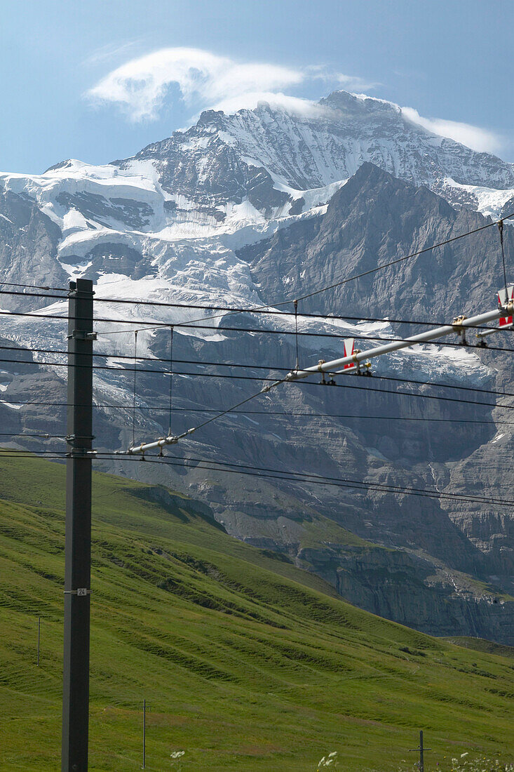 Jungfraujoch, Wires, Jungfrauspitze, Interlaken, Grisons, Switzerland
