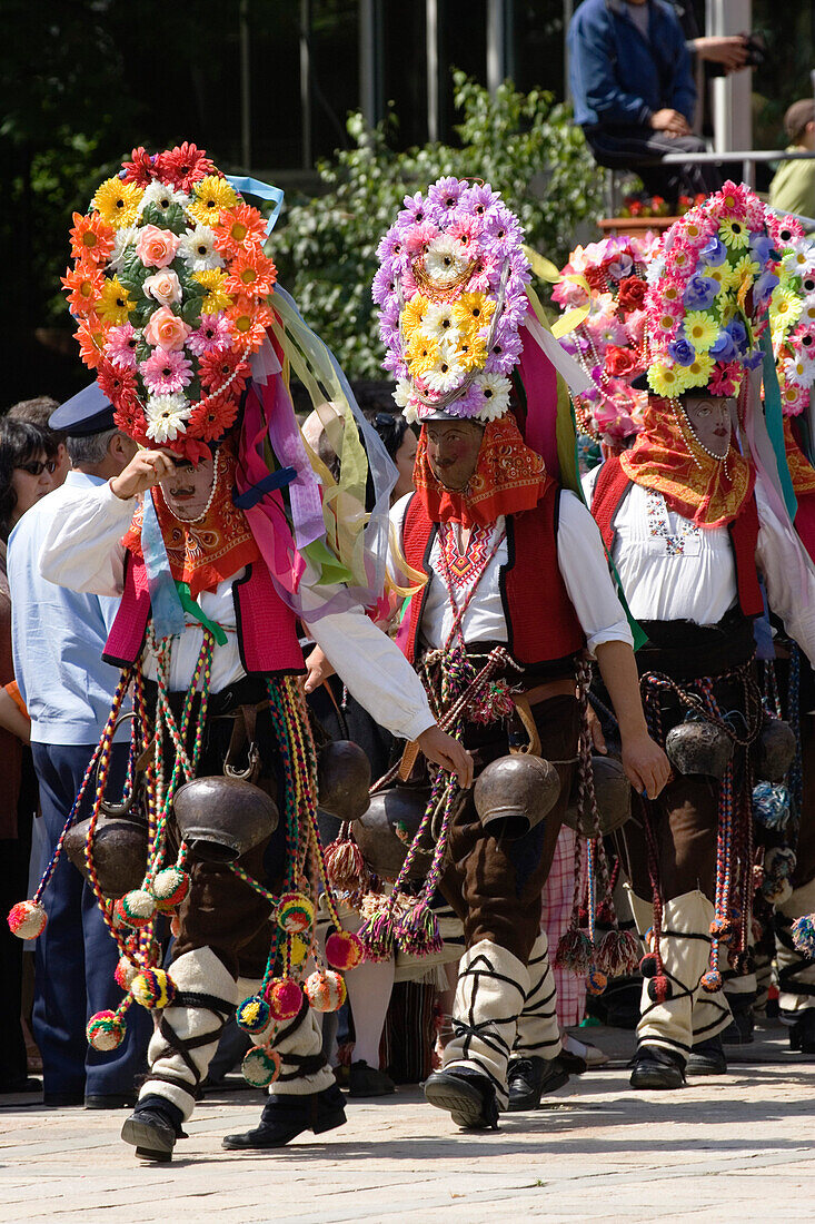 Rose Festival, masks, Karlovo, Bulgaria