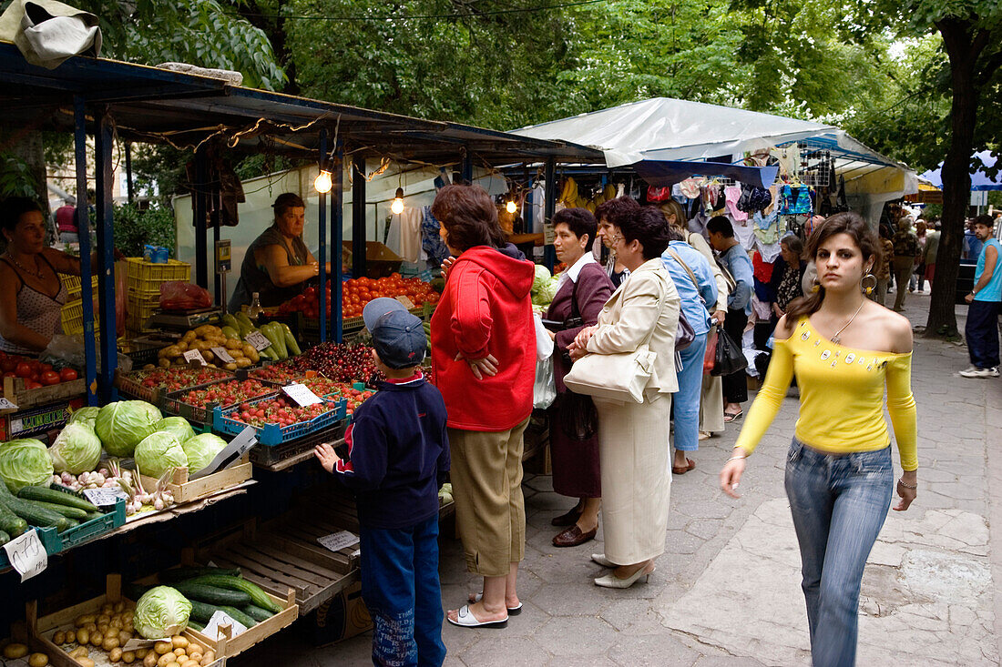 Markt in Varna, Bulgarien