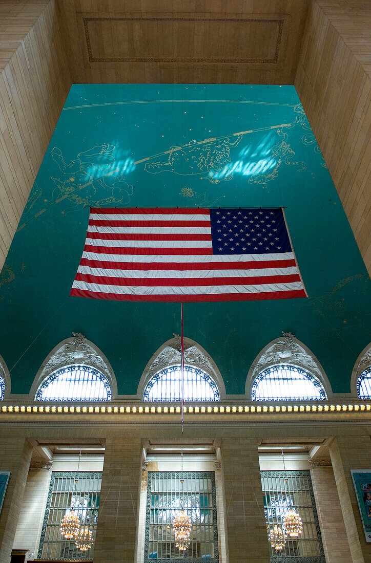 Interior view of the Grand Central Station, Manhattan, New York, USA