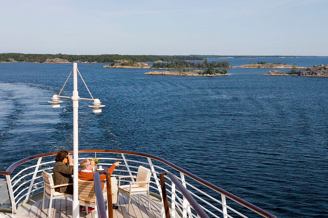 MS Europa Cruising Through Stockholm Archipelago, Near Stockholm, Sweden