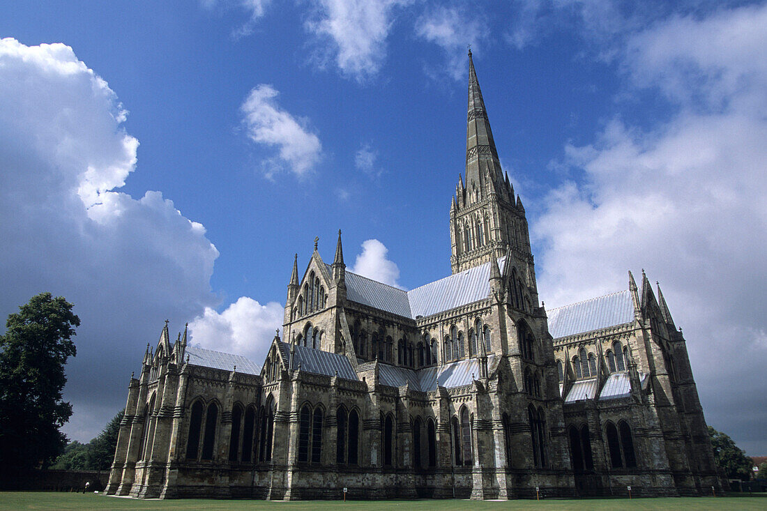 Kathedrale von Salisbury, Südengland, England, Großbritannien, Europa