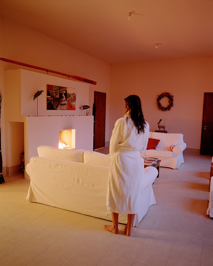 Relaxation Room,  spa area of Seehotel Neuklostersee, Badescheune, Mecklenburg - Western Pomerania, Germany