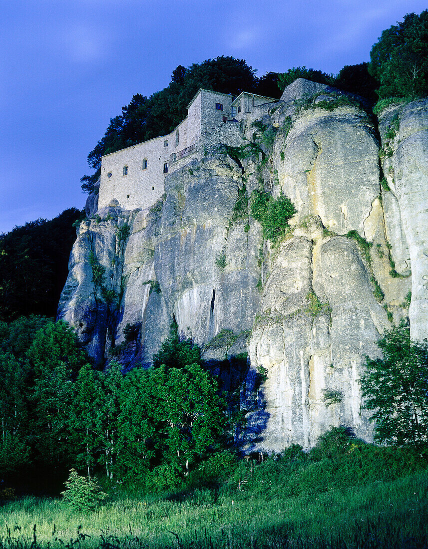 Franziskaner-Kloster, Wallfahrtskirche von La Verna, Monte Penna, Toskana, Italien