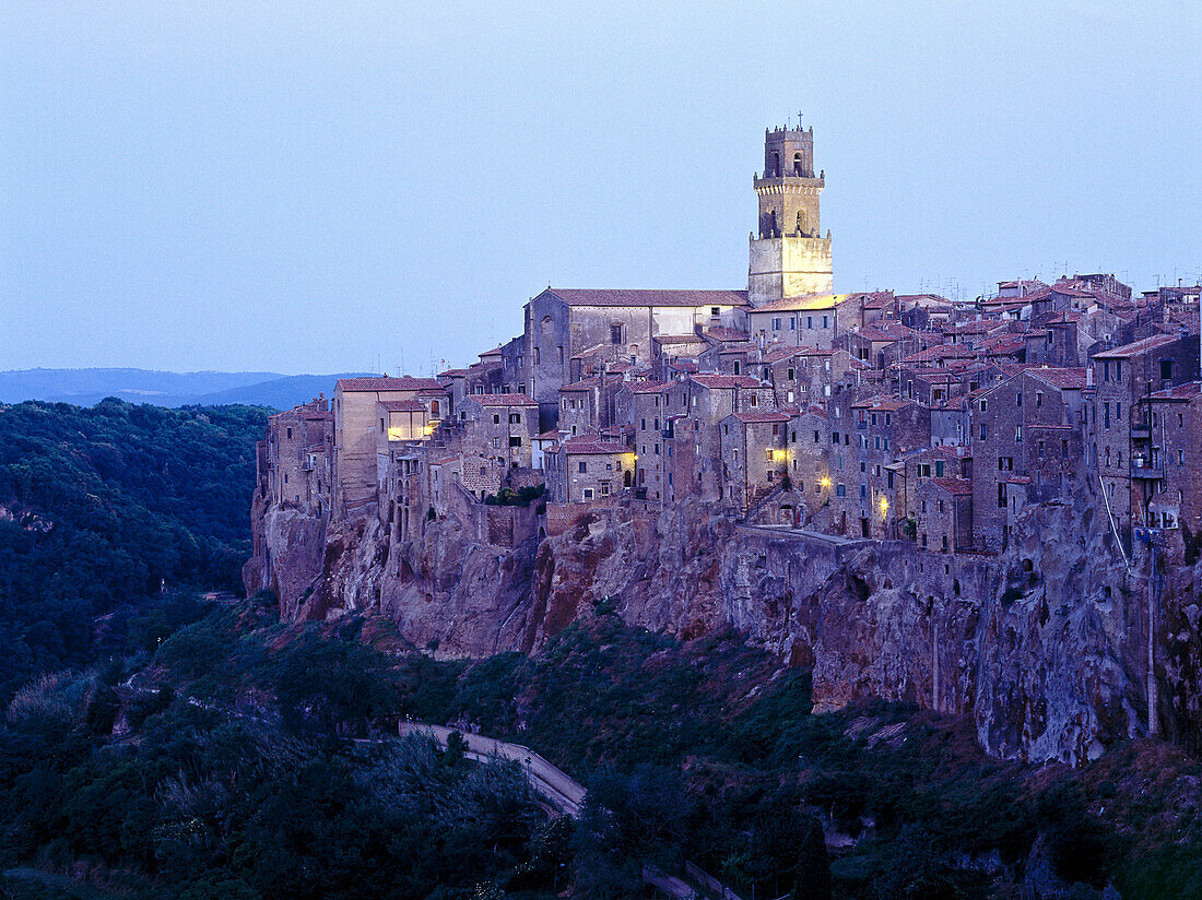 Pitigliano, Toskana, Italien