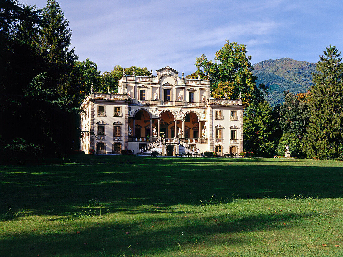 Villa Mansi, Segromigno, in der Nähe von Lucca, Toskana, Italien