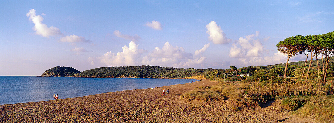 Strand von Populonia, Golfo di Baratti, Toskana, Italien