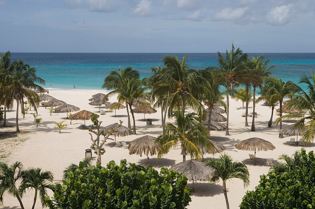 Strand des Bucuti Beach Resort, Aruba, ABC-Inseln, Niederländische Antillen, Karibik