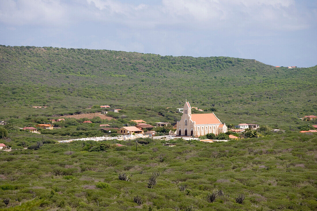 Die Kirche von St. Willibrordus, Curacao, ABC-Inseln, Niederländische Antillen, Karibik