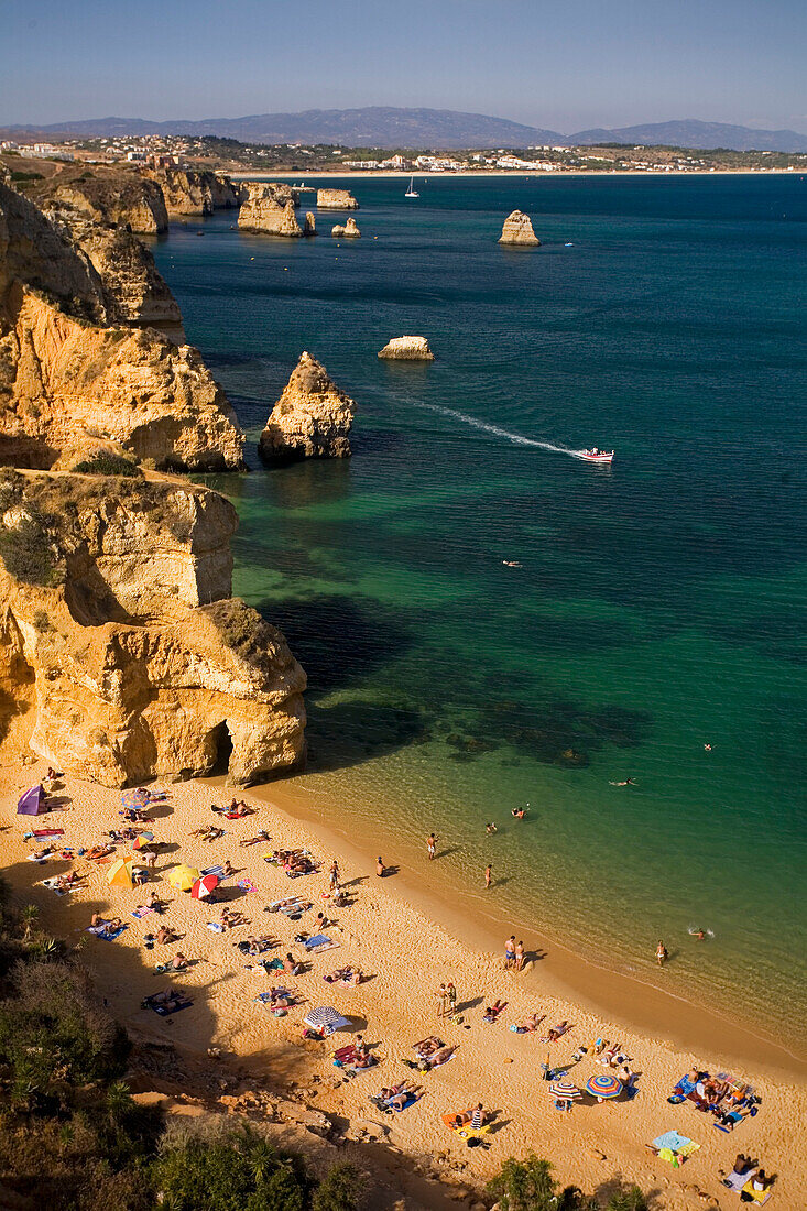 Portugal Ponta da Pieda , Atlantik Küste Felsen