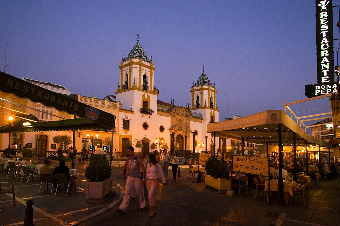 Spain Andalucia Ronda Plaza l Socorro