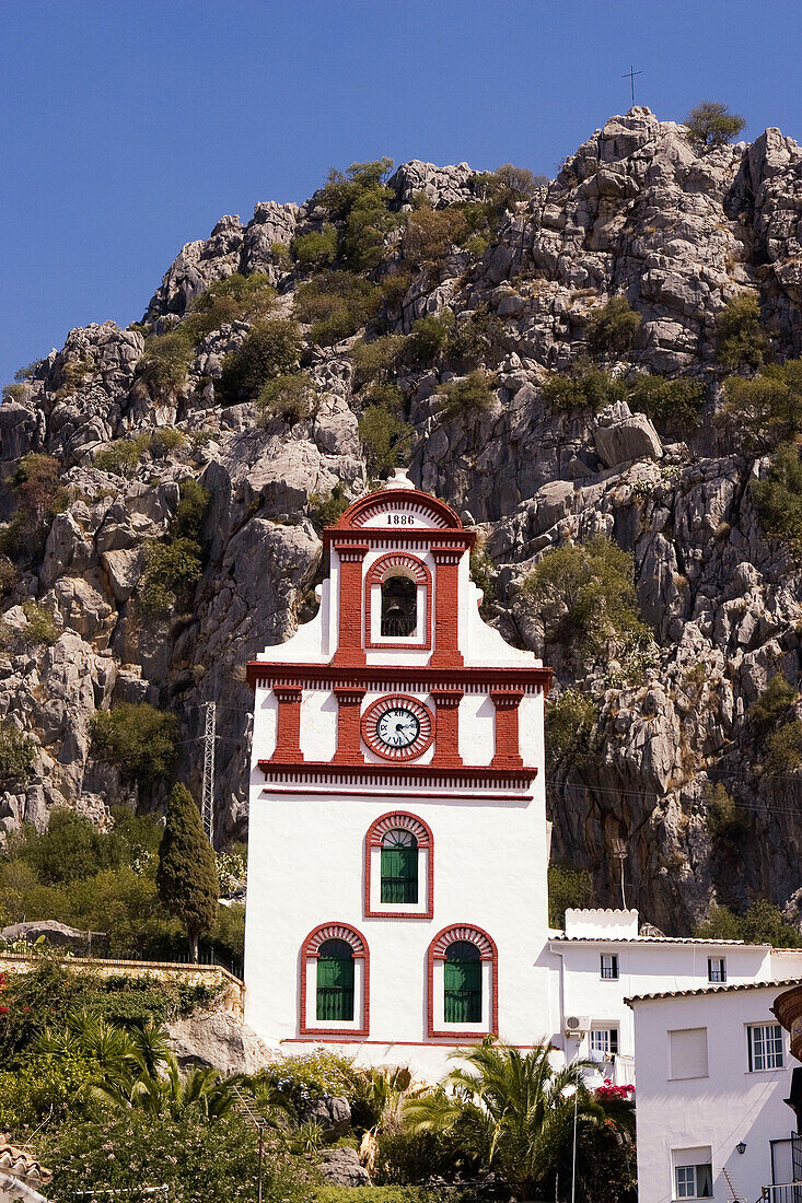Spain Andalucia pueblo blanco Grazalema church