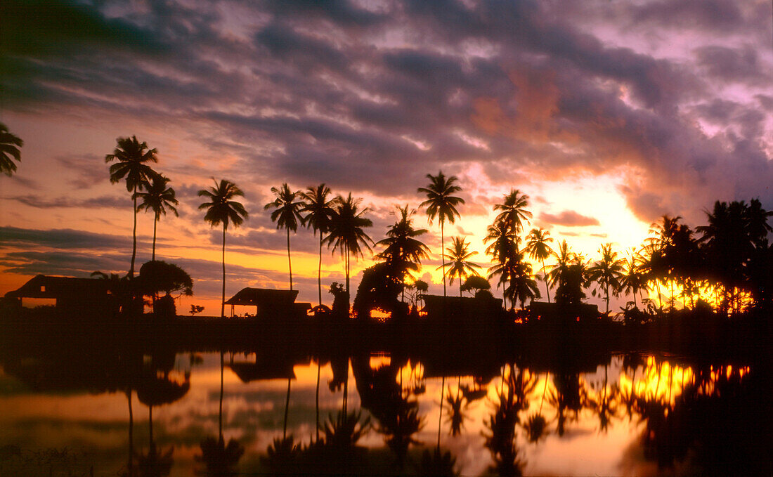 Sunset, Indonesia, Bali, Chani Dasa Lagoon