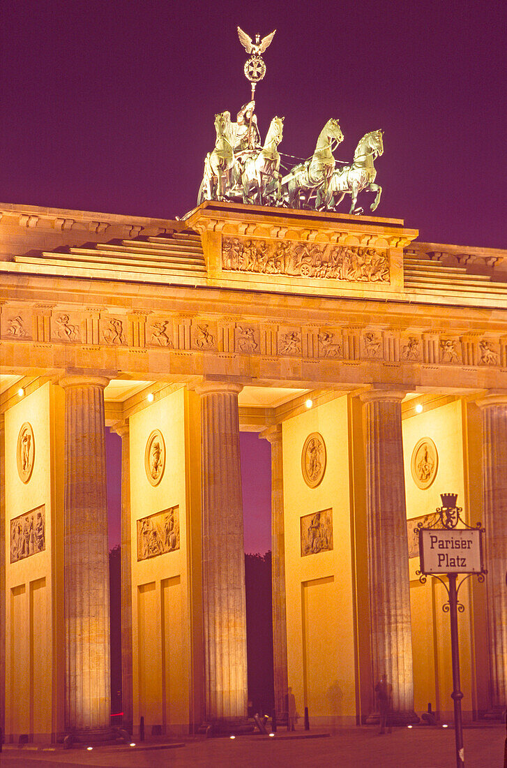 Berlin, Brandenburger tor, Pariser Platz