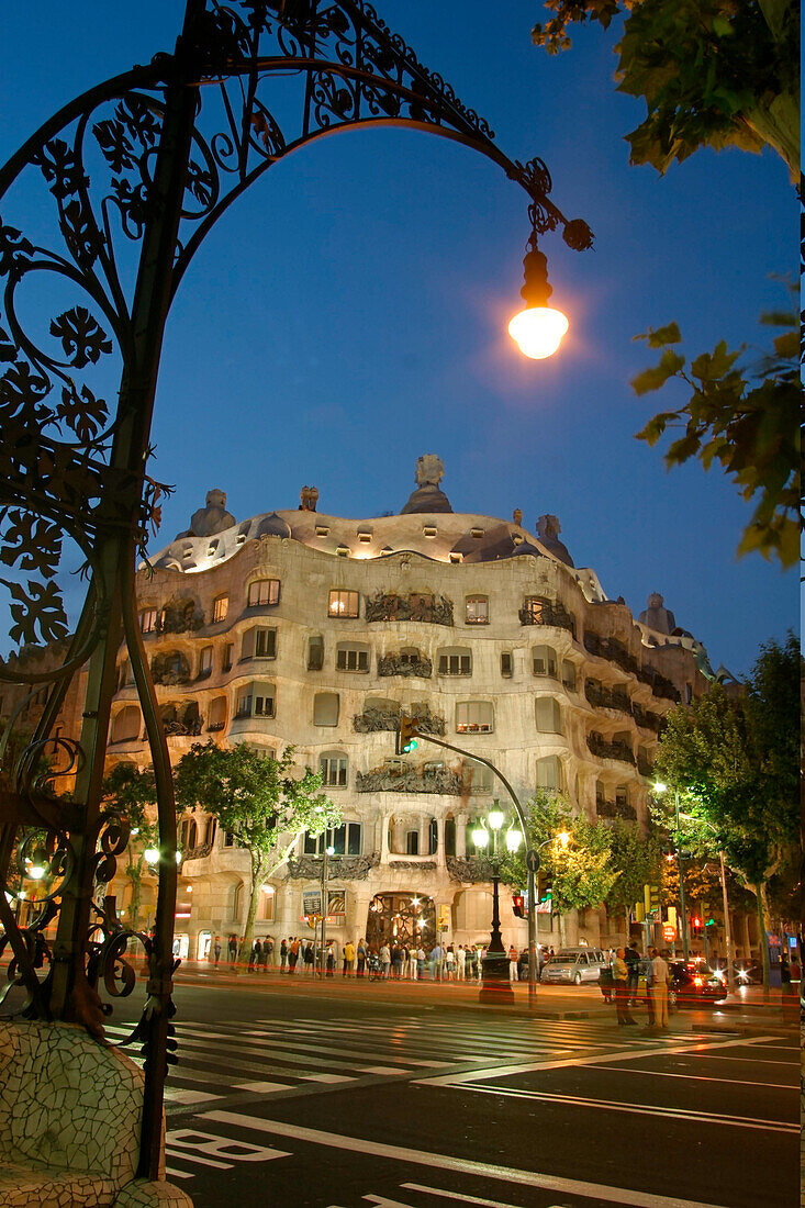 Casa Mila by Gaudi,Barcelona,Spain