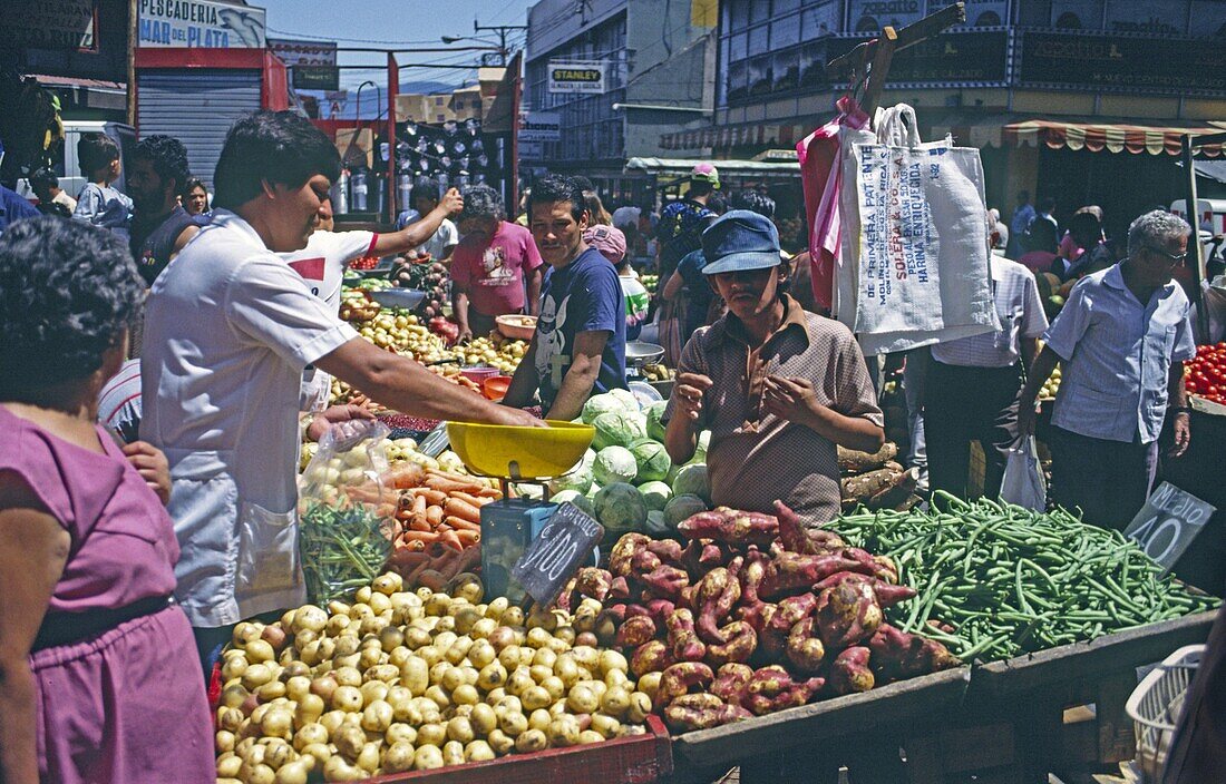 Fruit and vegetables, Market, San Jose, Costa Rica