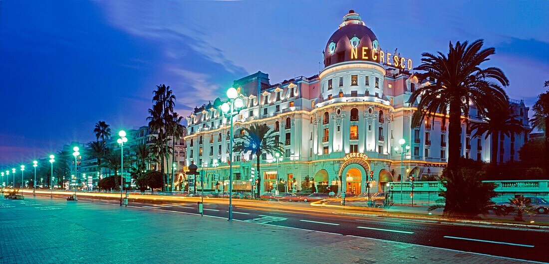 Frankreich, Nizza, Promenade des Anglais, Hotel Negresco
