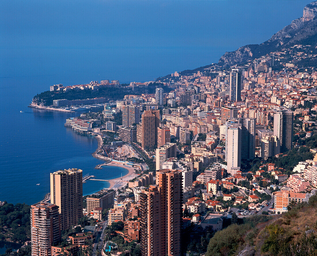Skyline, Monte Carlo, Monaco, French Riviera, France