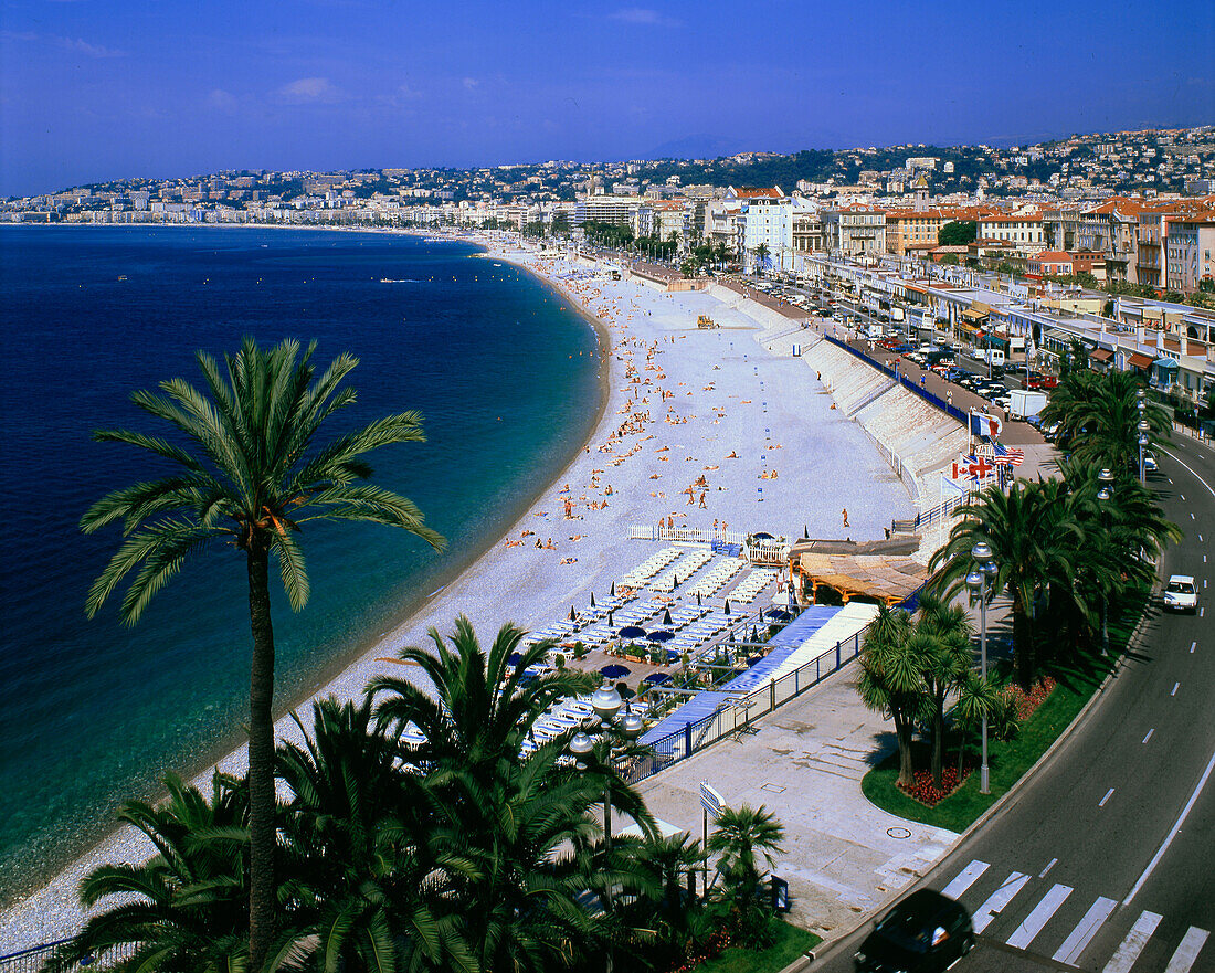 Strand, Promenas Anglais, Nizza, Frankreich