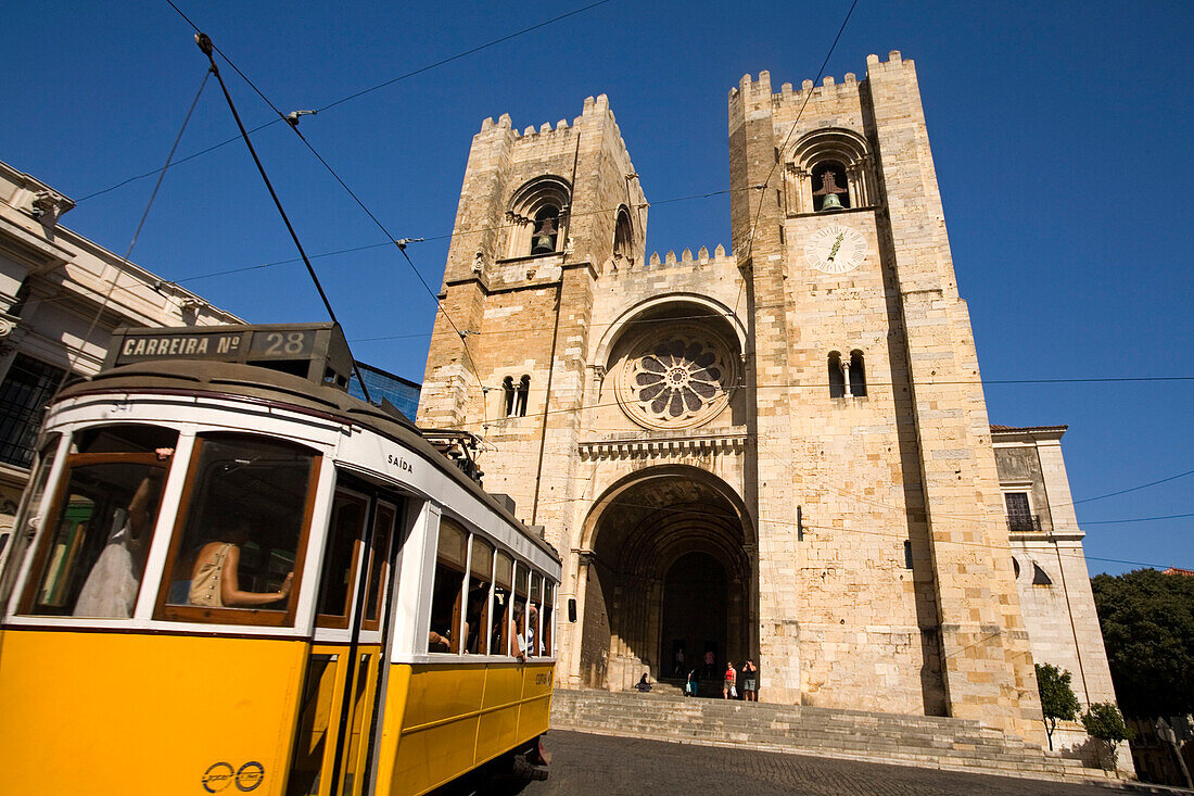 Portugal, Lisbon, Tram 28, Baixa