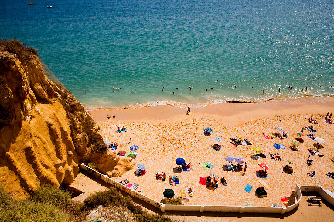 Portugal Algarve Albufeira beach