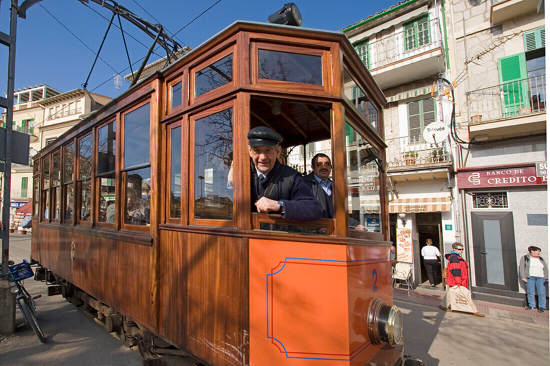 Mallorca, Port soller, Roter Blitz, Historische Eisenbahn