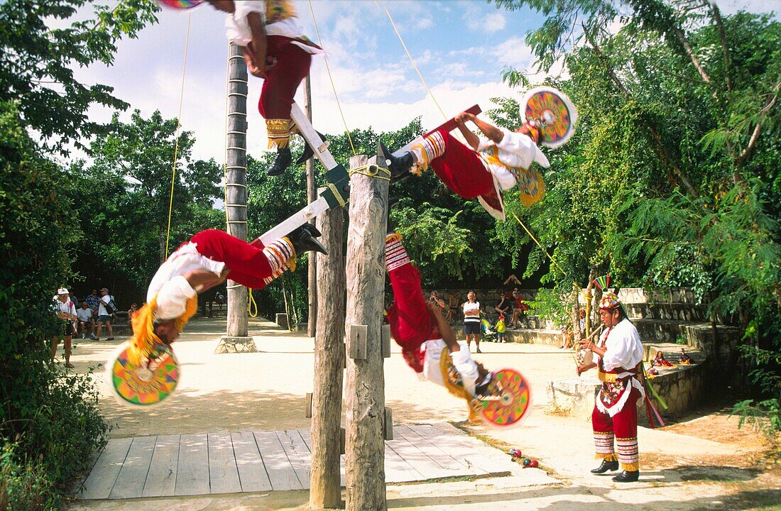 Valadores in Amusement Park, Yucatan, Mexico