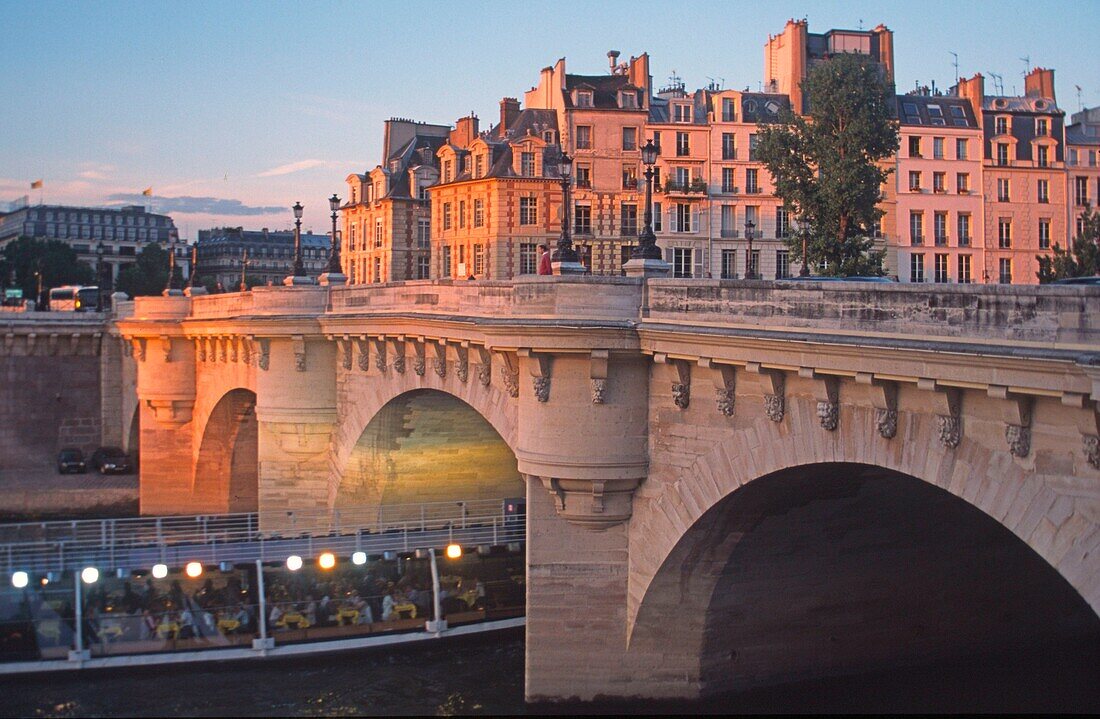 Frankreich, Paris, Pont Neuf, Seine