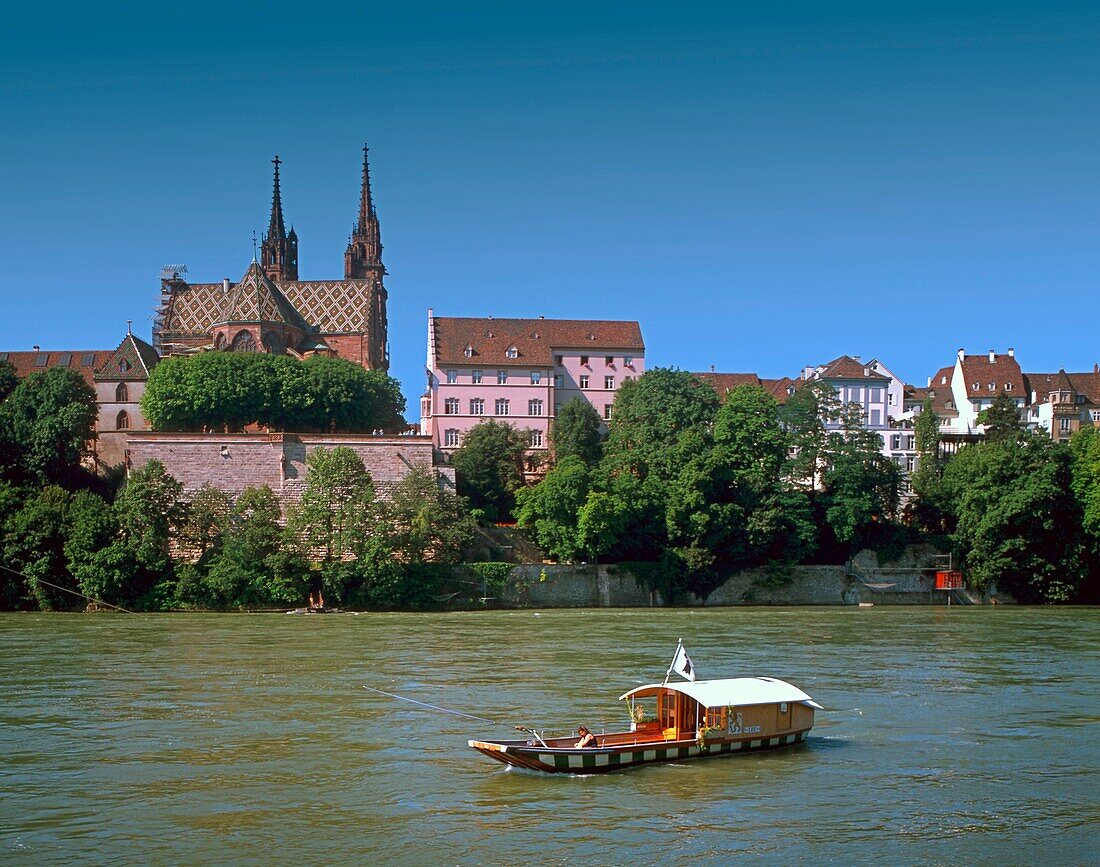 Rhine, Town Hall, Basel, Switzerland