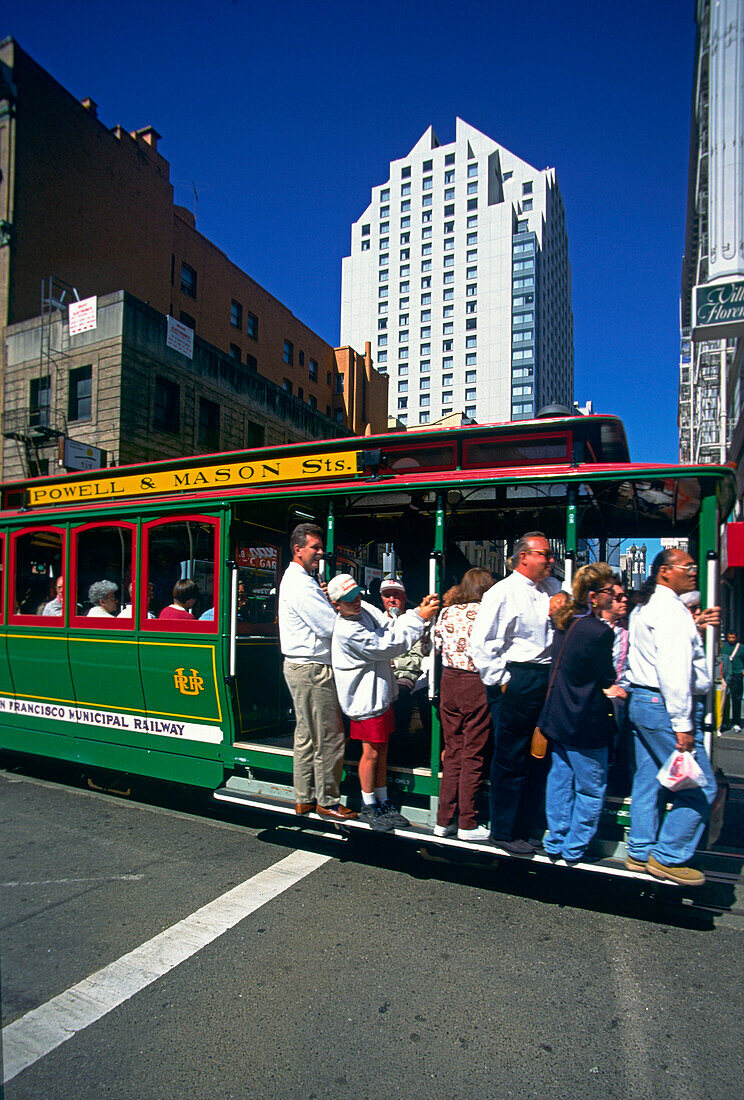 California San Francisco cable car