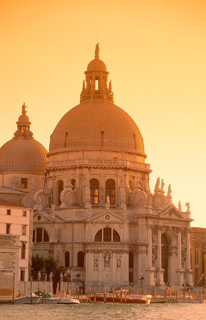 Santa Maria alla Salute Kirche, Sonnenuntergang, Venice, Ialien
