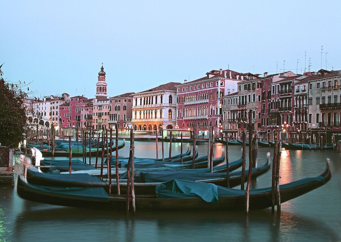 Venedig, Canale Grande, Gondeln