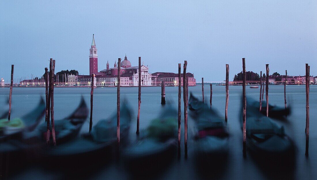 Canale Grande, Riva gli Schiavoni Gondola, Venice, Italien
