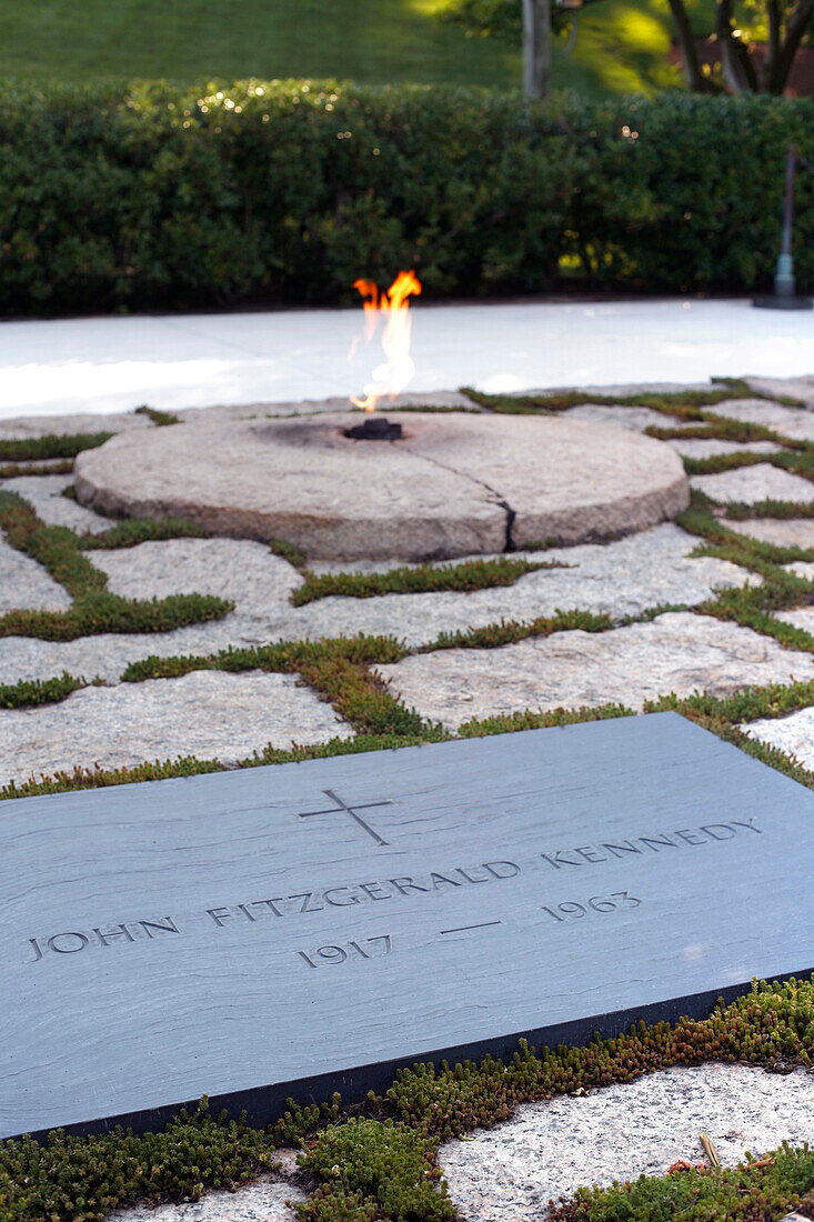 JFK Eternal Flame, Arlington National Cemetery, Virginia, USA