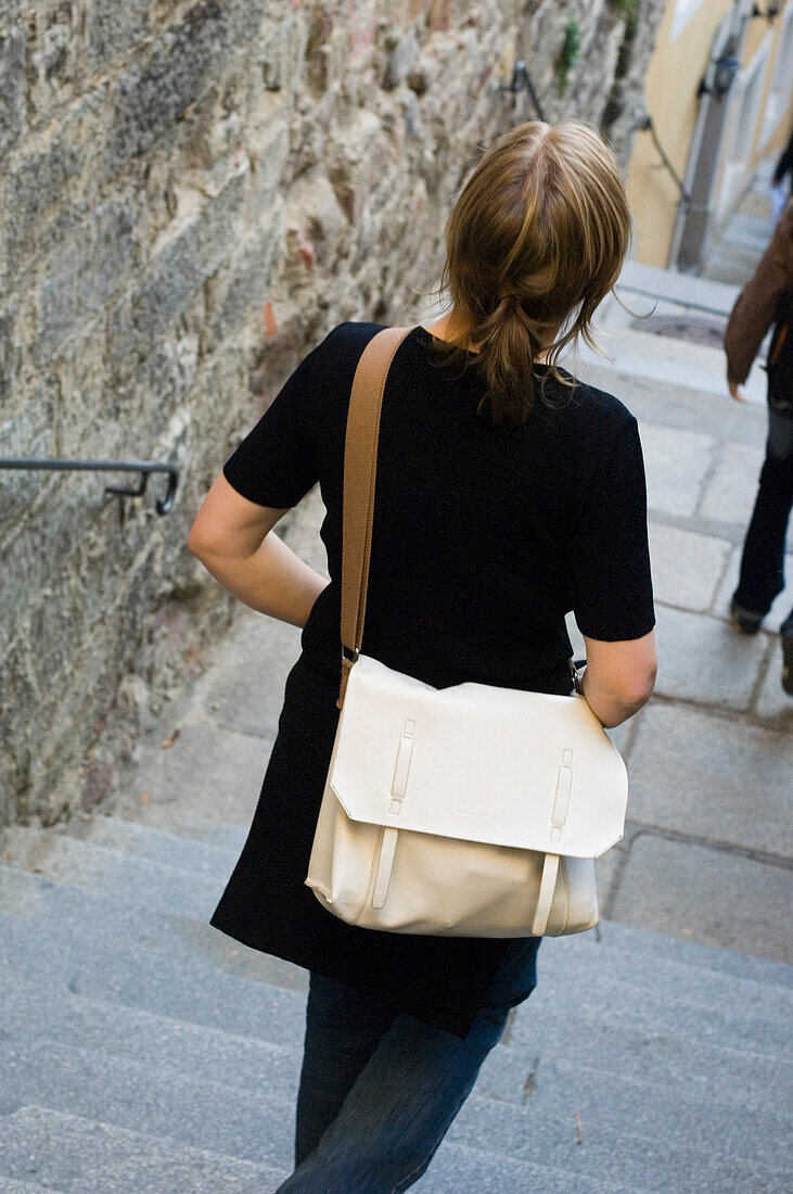 Woman in Meissen, Saxony, Germany