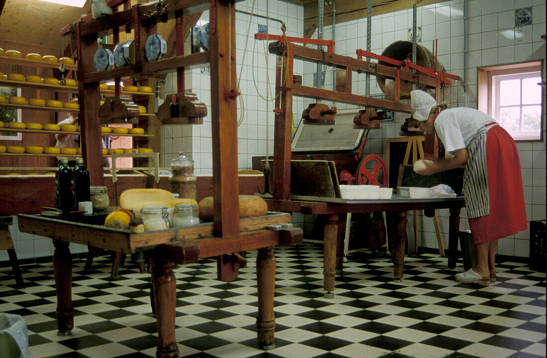 Dairy at Zaanse Schans, open-air museum, Netherlands, Europe