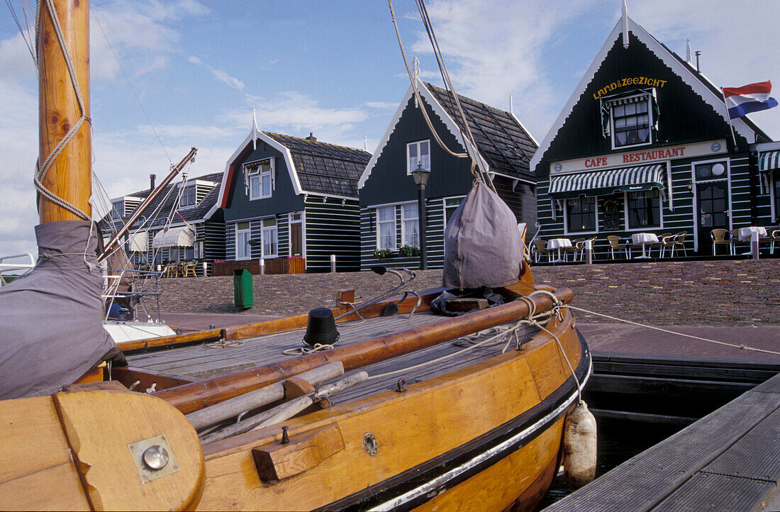 Marken, Havenbuurt, small harbour, Netherlands, Europe