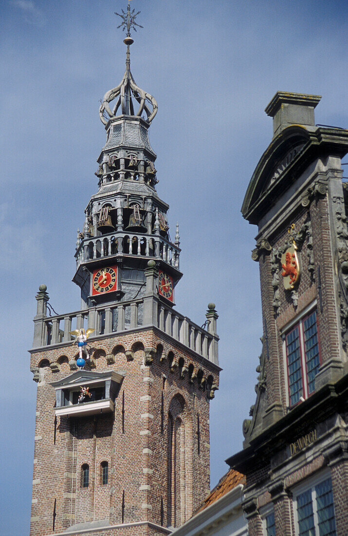 Monnickendam, Speelhuistoren, Glockenturm, Holland, Europa