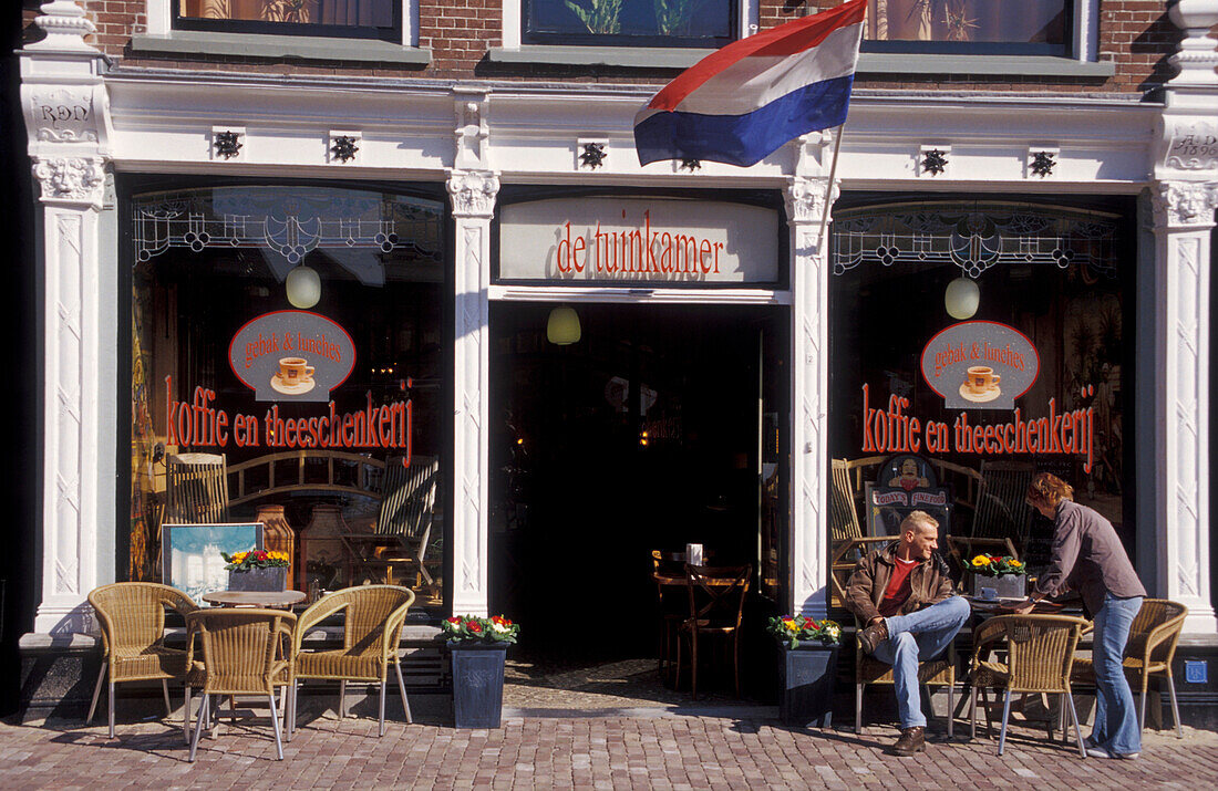 Franeker, Café, Holland, Europa