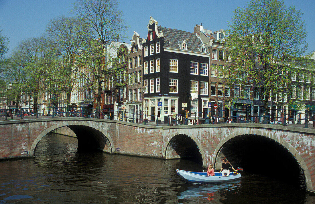 Keizersgracht, Leliegracht, Amsterdam, Holland, Europa