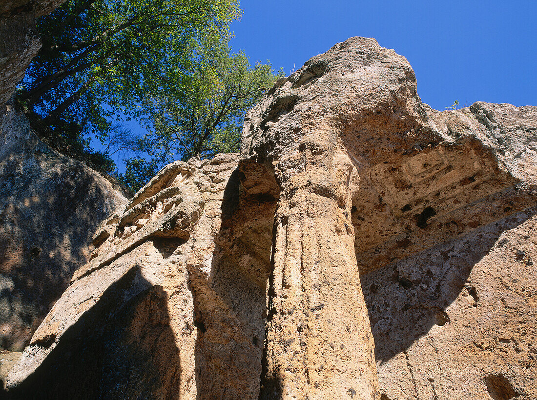 Ektruskergrab Tomba Ildebranda, bei Sovana, Toskana, Italien