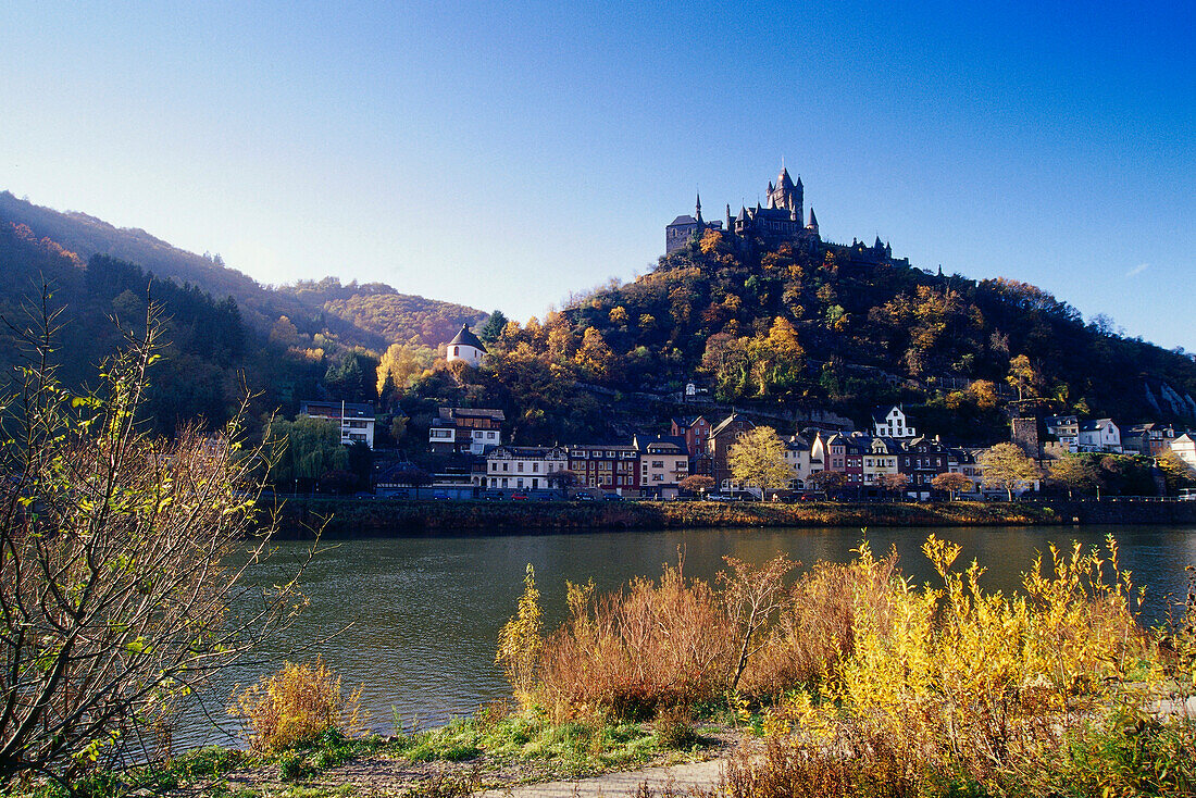 Reichsburg bei Cochem, an der Mosel, Rheinland-Pfalz, Deutschland