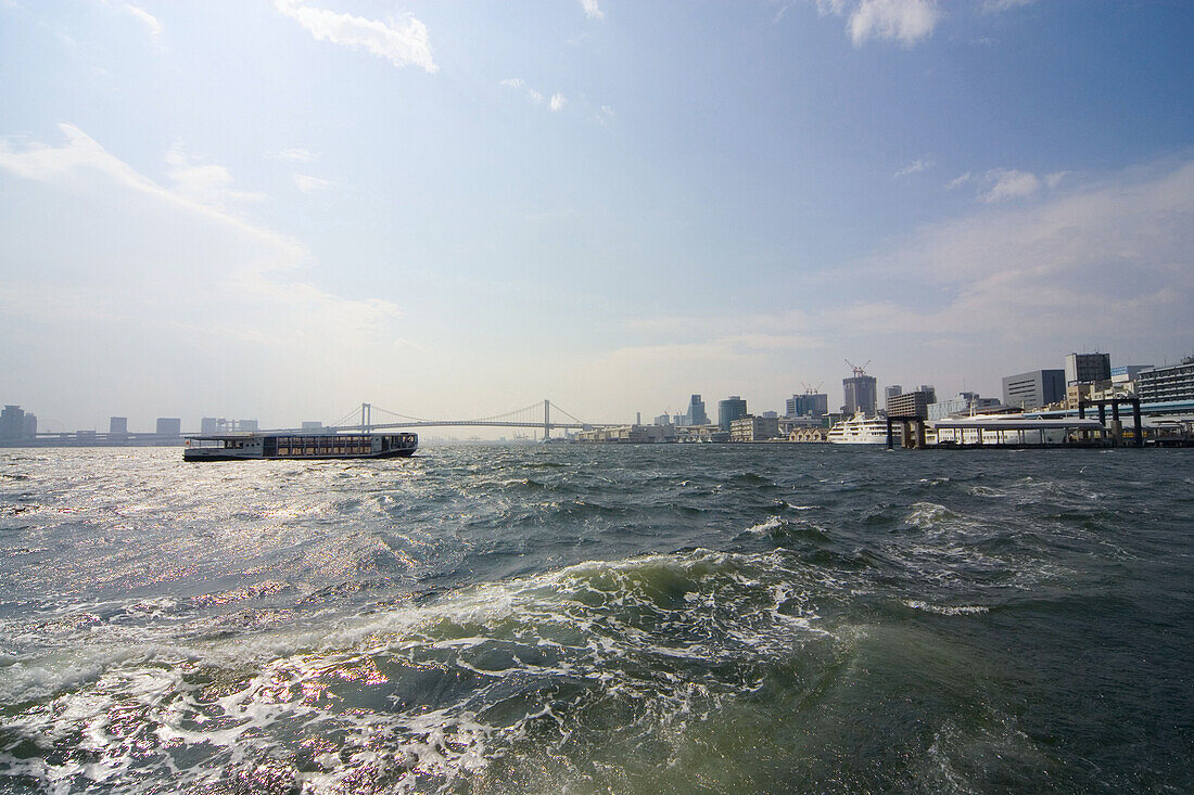 City view from Tokyo Bay, Tokyo, Japan, Asia