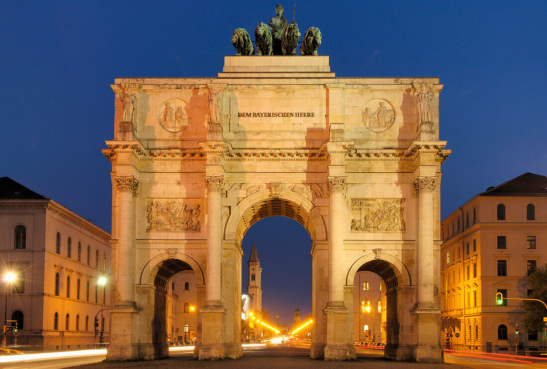 Siegestor, Schwabing, Munich, Bavaria, Germany